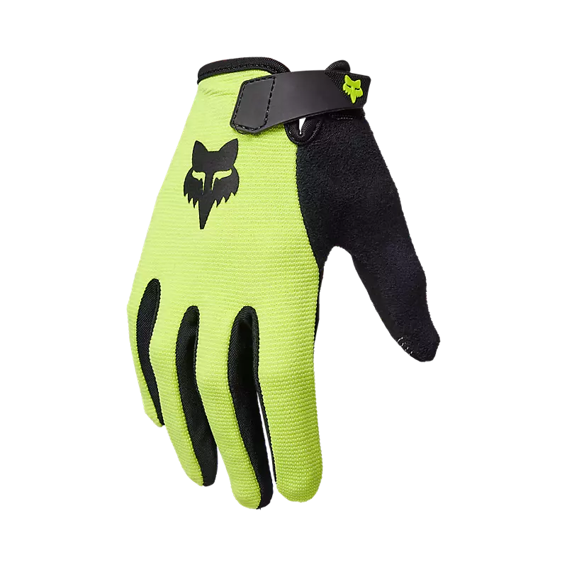 Fox Apparel Flo Yellow / Youth Small Fox Ranger Gloves Youth 31088-130-YS 191972894954 Jorgensen Powersports