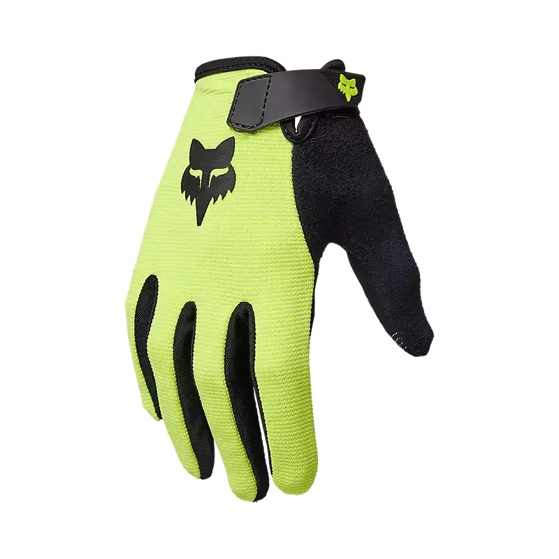 Fox Apparel Flo Yellow / Youth Small Fox Ranger Gloves Youth 31088-130-YS 191972894954 Jorgensen Powersports
