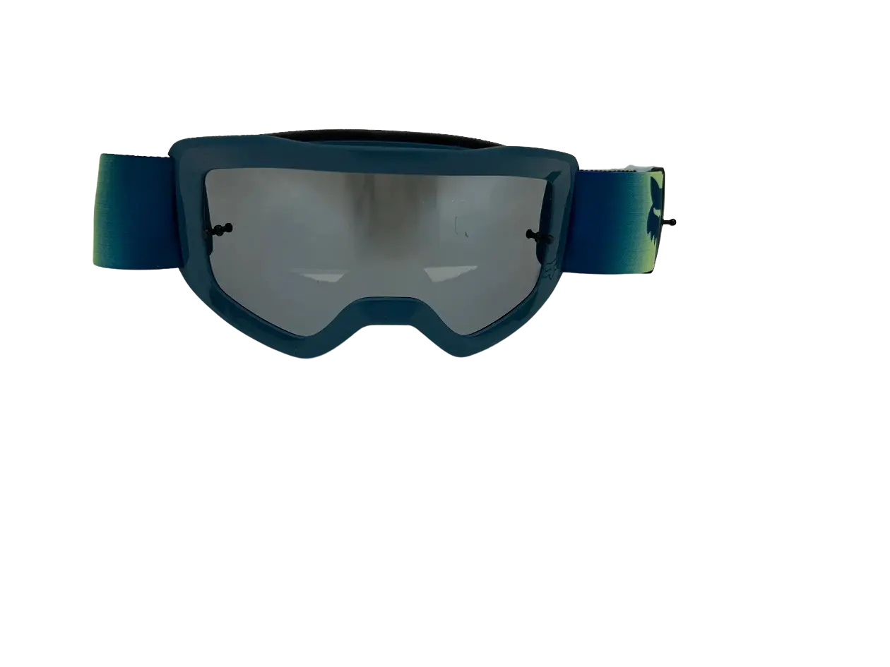 Fox Apparel Flora Dark Indigo / Youth Fox Main Ballast Goggles 31398-203-OS 191972832390 Jorgensen Powersports