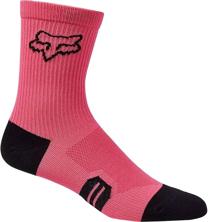 Fox Apparel Fox 6" Ranger Black Socks Prepack Jorgensen Powersports