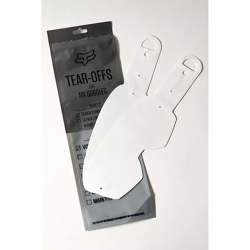 Fox Apparel Fox Airspace & Main VLS Laminated Tear Off 20 Pack 25367-012-OS 191972294440 Jorgensen Powersports