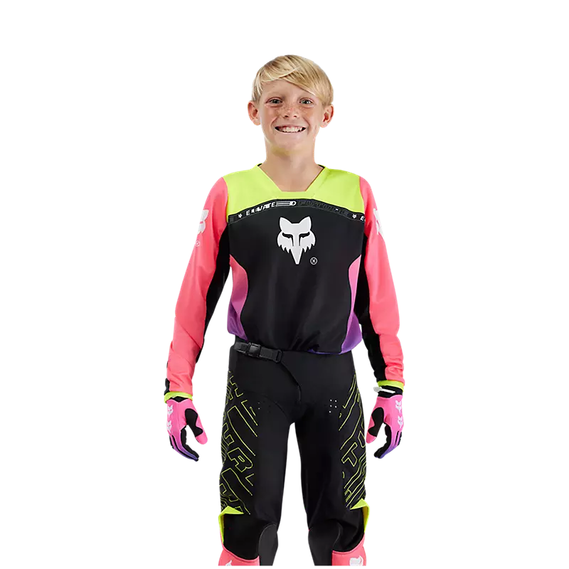 Fox Apparel Fox Racing 180 Elevated Youth Jersey – 2025 Kids Motocross Gear Jorgensen Powersports