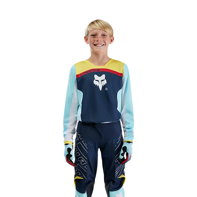 Fox Apparel Fox Racing 180 Elevated Youth Jersey – 2025 Kids Motocross Gear Jorgensen Powersports
