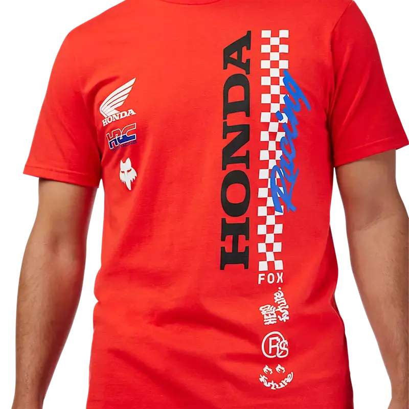 Fox Apparel Fox Racing x Honda Men's Graphic Tee – 2025 Limited Edition Jorgensen Powersports