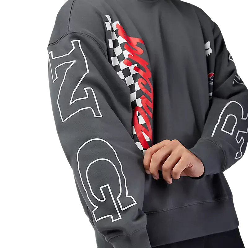 Fox Apparel Fox Racing x Honda Oversized Fleece Crewneck – 2025 Limited Edition Jorgensen Powersports