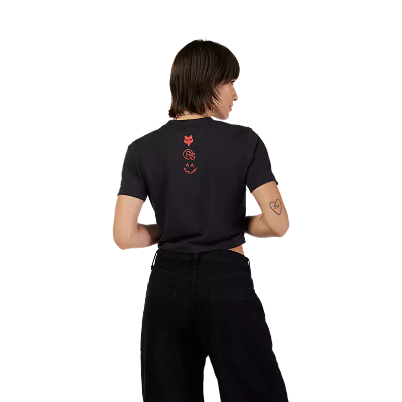 Fox Apparel Fox Racing x Honda Women’s Crop T-Shirt – 2025 Limited Edition Jorgensen Powersports