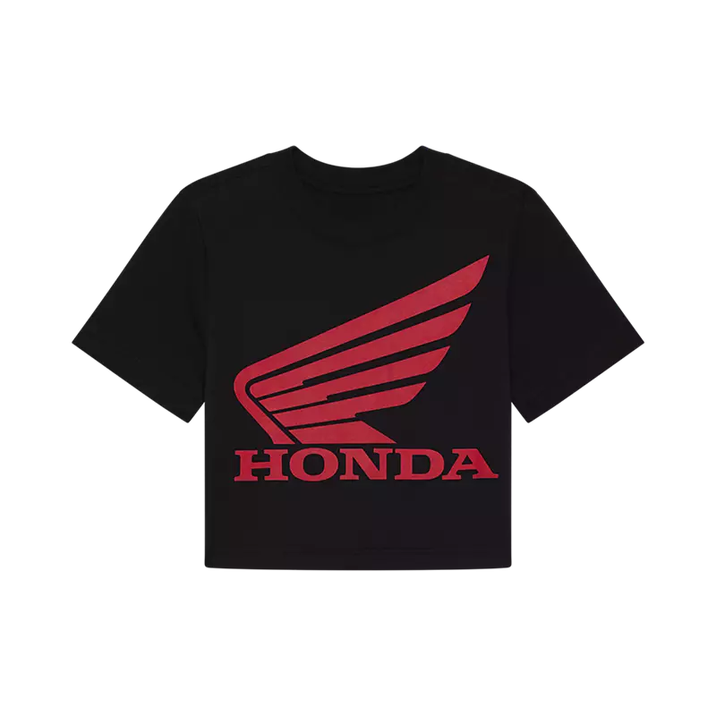 Fox Apparel Fox Racing x Honda Women’s Crop T-Shirt – 2025 Limited Edition Jorgensen Powersports