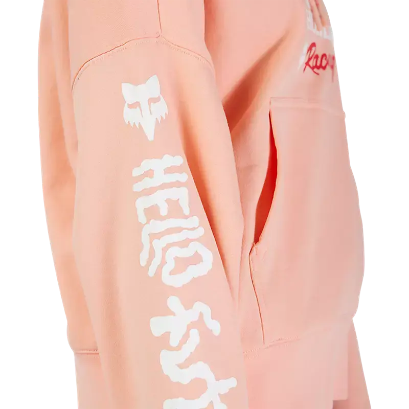 Fox Apparel Fox Racing x Honda Women's Oversized Pullover Fleece Hoodie – 2025 Limited Edition Jorgensen Powersports