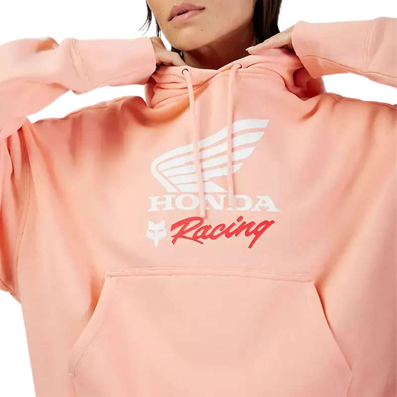 Fox Apparel Fox Racing x Honda Women's Oversized Pullover Fleece Hoodie – 2025 Limited Edition Jorgensen Powersports