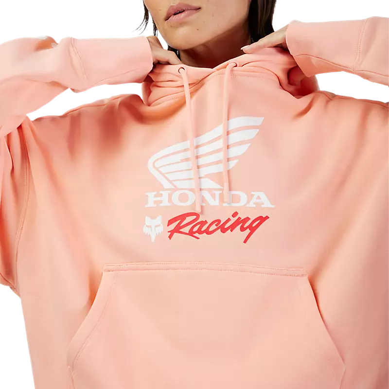 Fox Apparel Fox Racing x Honda Women's Oversized Pullover Fleece Hoodie – 2025 Limited Edition Jorgensen Powersports