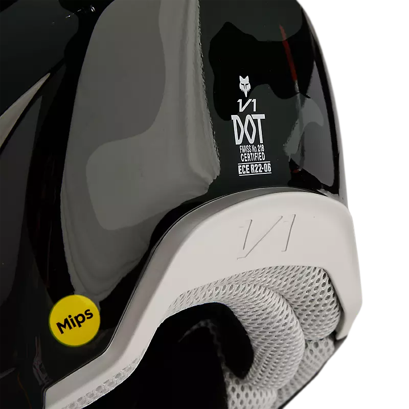 Fox Apparel Fox V1 Bnkr Helmet Youth Jorgensen Powersports
