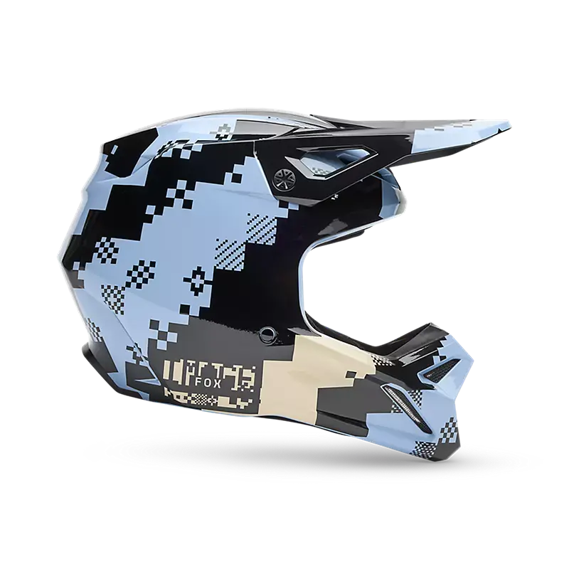 Fox Apparel Fox V1 Digi Image Helmet 2025 Jorgensen Powersports