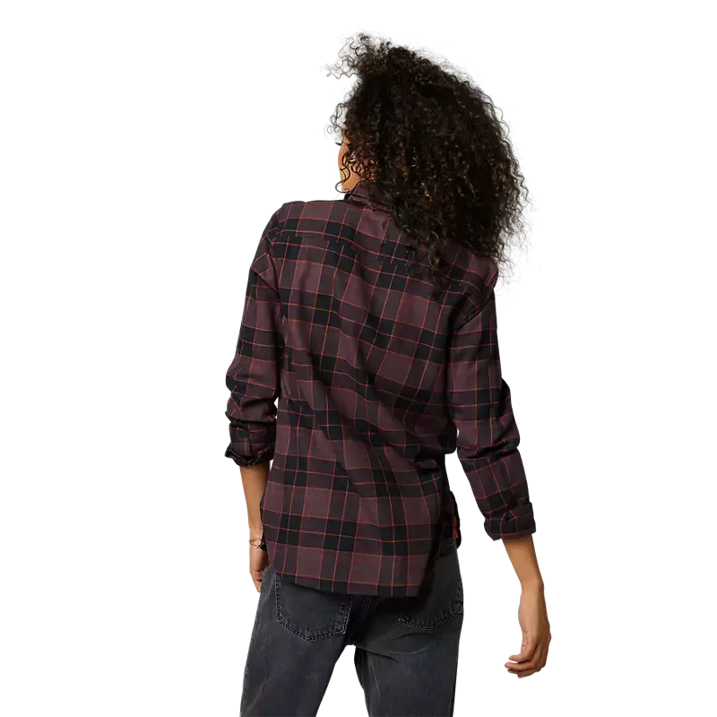 Fox Apparel Fox Women's Pines Flannel Shirt Small 25703-053-S 191972704741 Jorgensen Powersports