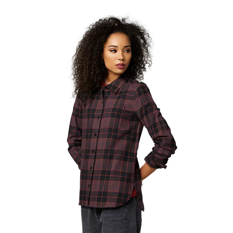 Fox Apparel Fox Women's Pines Flannel Shirt Small 25703-053-S 191972704741 Jorgensen Powersports