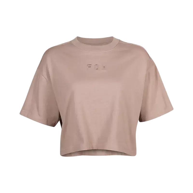 Fox Apparel Fox Women's Wordmark Premium Crop Tee X-Large 31984-235-XL 191972863660 Jorgensen Powersports