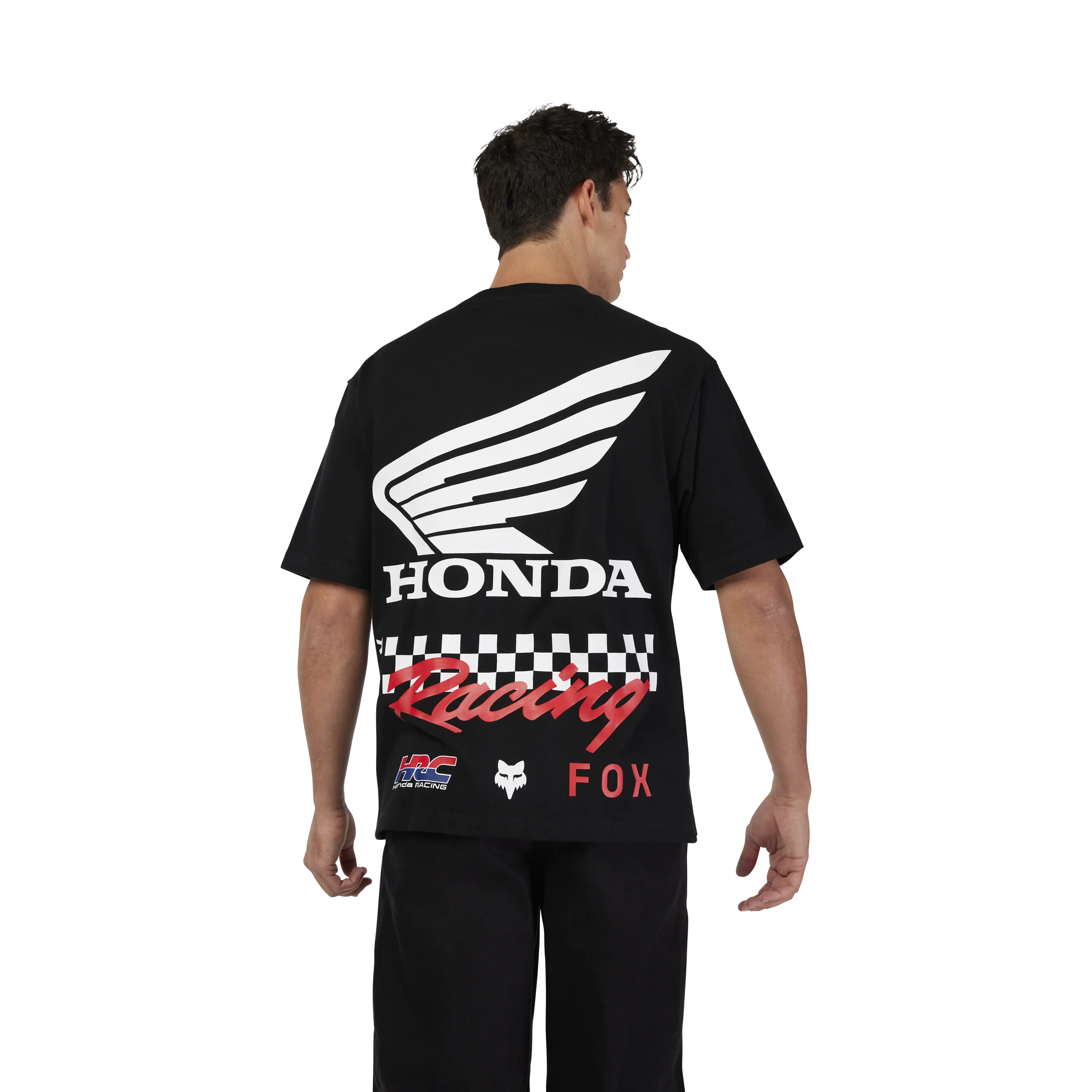 Fox Apparel Fox X Honda Oversized Tee 2025 Jorgensen Powersports