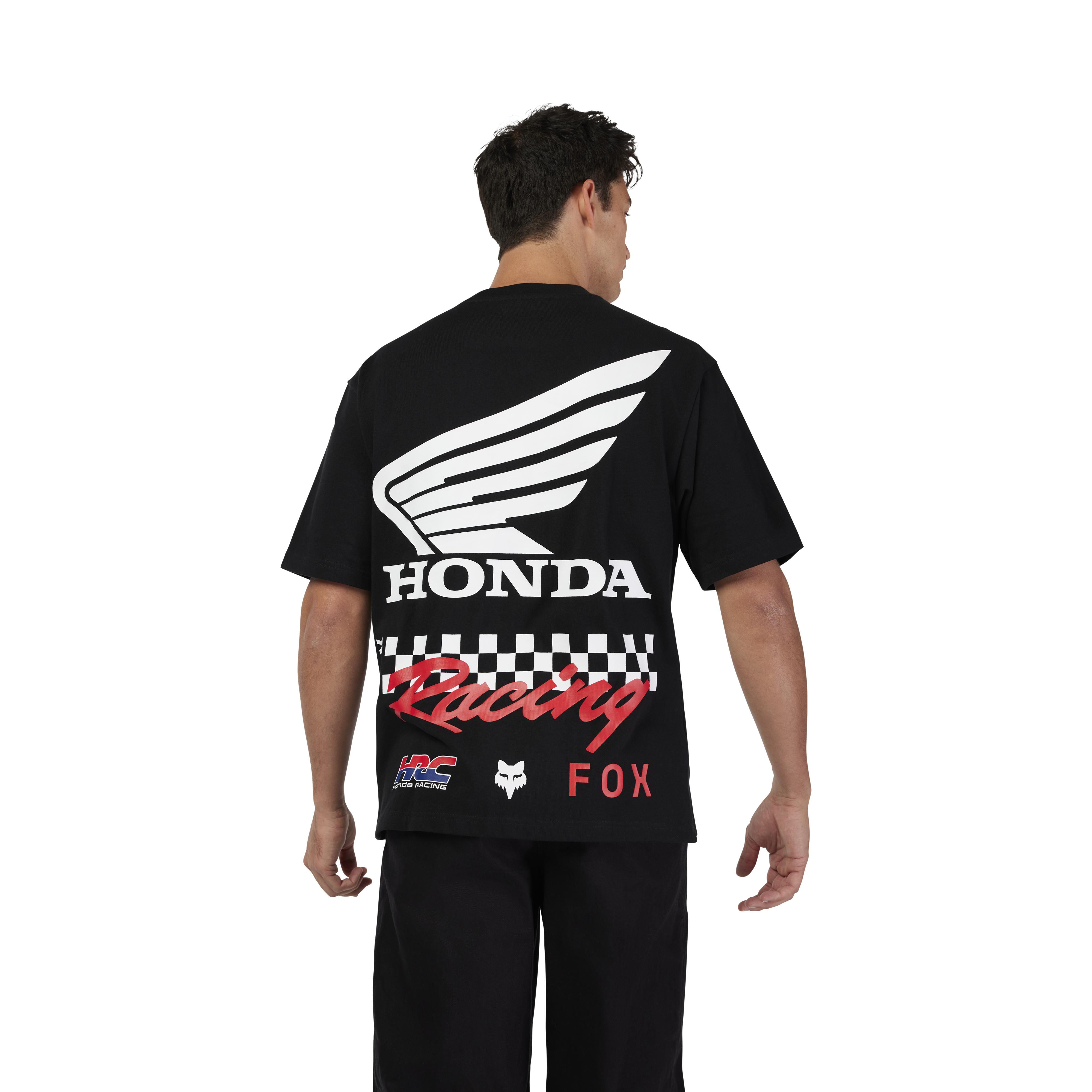 Fox Apparel Fox X Honda Oversized Tee 2025 Jorgensen Powersports