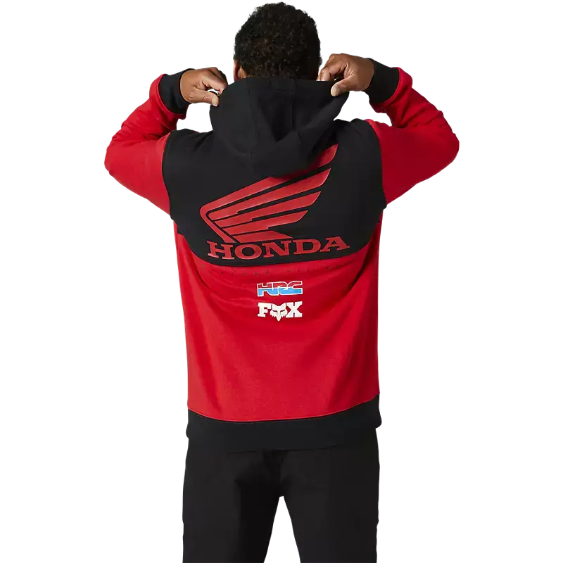 Fox Apparel Fox X Honda Wing Pullover Hoodie XX-Large 28998-122-2X 191972636233 Jorgensen Powersports
