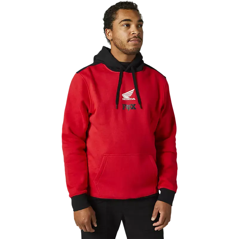 Fox Apparel Fox X Honda Wing Pullover Hoodie XX-Large 28998-122-2X 191972636233 Jorgensen Powersports