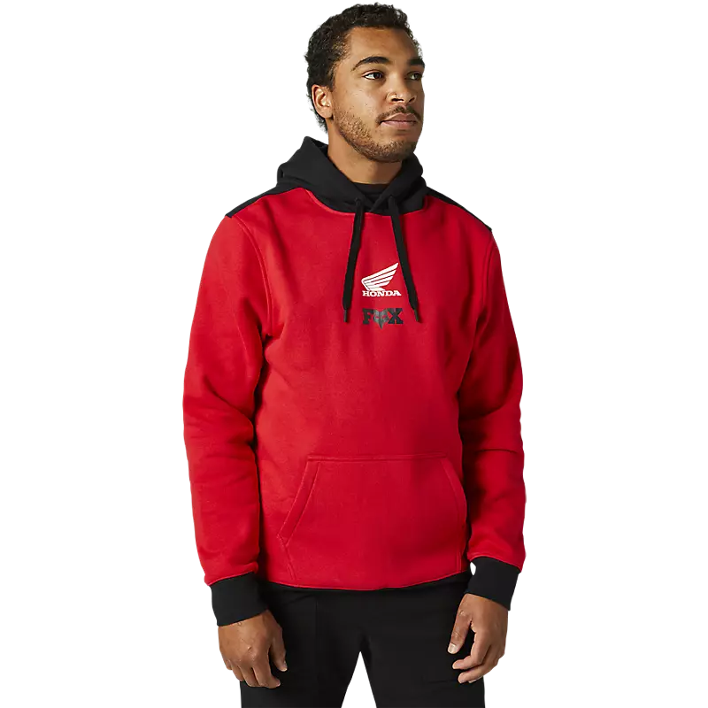 Fox Apparel Fox X Honda Wing Pullover Hoodie XX-Large 28998-122-2X 191972636233 Jorgensen Powersports