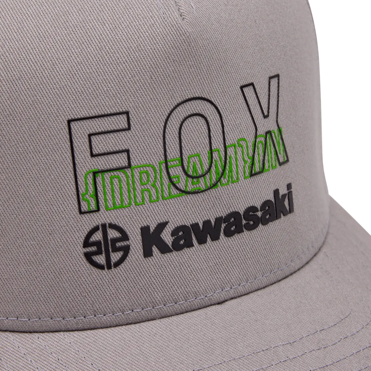 Fox Apparel Fox X Kawasaki FlexFit Hat Jorgensen Powersports