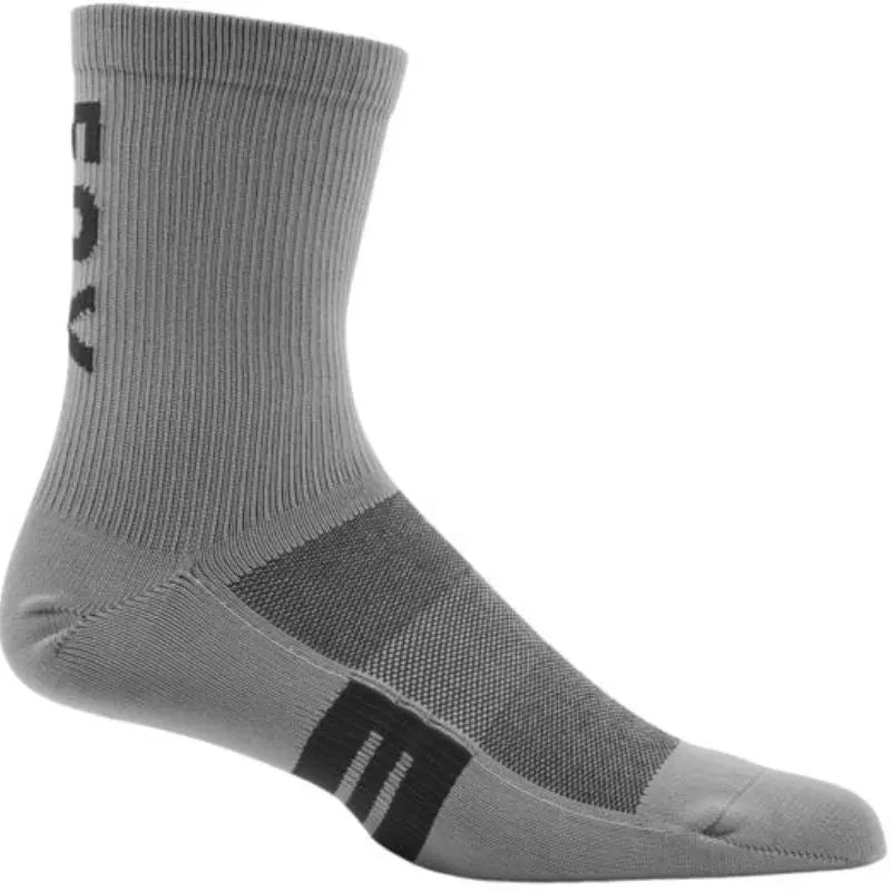 Fox Apparel Graphite / XS/S Fox 6" Flexair Merino Socks 31524-103-XS/S 191972896538 Jorgensen Powersports