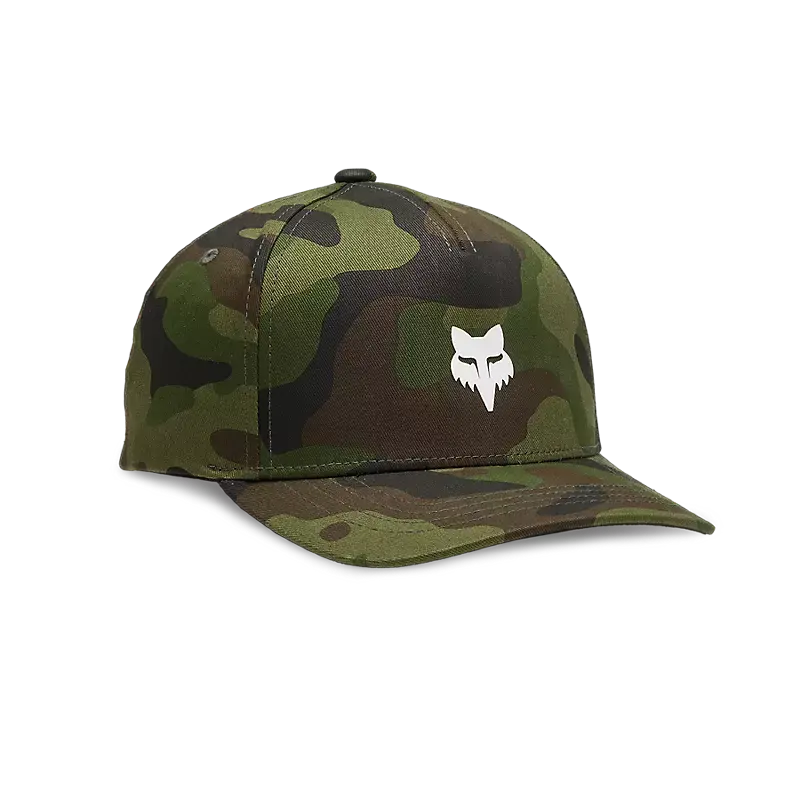 Fox Apparel Green Camo Fox Camo 110 Snapback Hat Youth 31808-031-OS 191972838521 Jorgensen Powersports