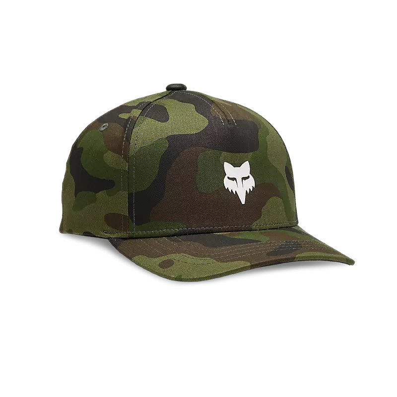 Fox Apparel Green Camo Fox Camo 110 Snapback Hat Youth 31808-031-OS 191972838521 Jorgensen Powersports