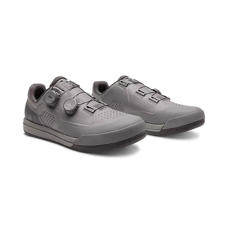 Fox Apparel Grey / 37 Fox Union BOA Clipless Shoes 29353-006-37 191972772979 Jorgensen Powersports