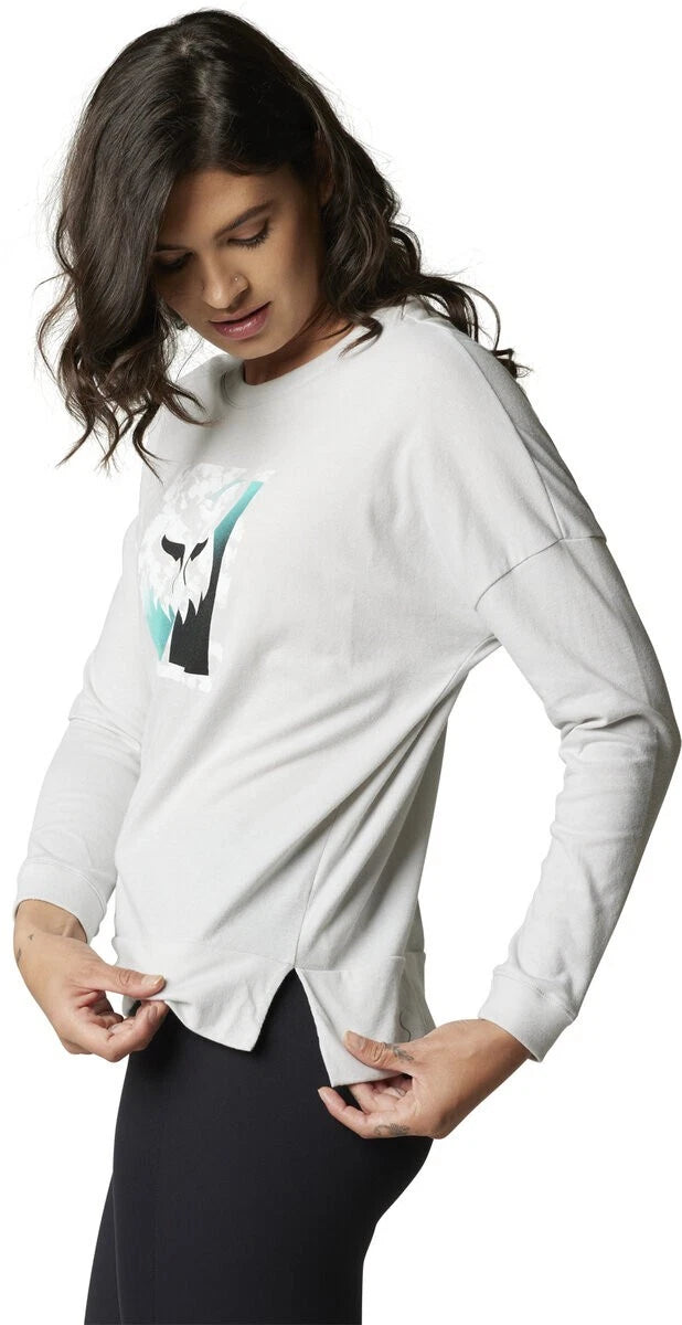 Fox Apparel Grey Fox Racing Women’s Detonate Graphic Tee 30025-097-XL 191972698460 Jorgensen Powersports