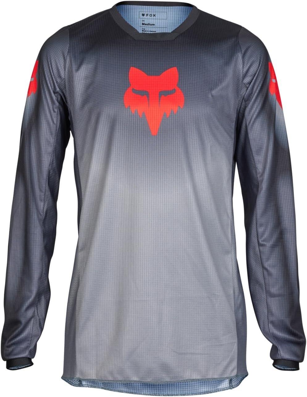 Fox Apparel Grey/Red / Small Fox 180 Interfere Jersey 32053-037-S 191972900525 Jorgensen Powersports