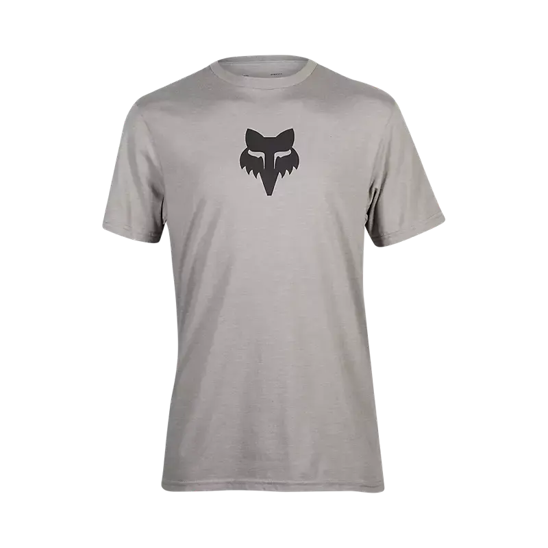 Fox Apparel Heather Graphite / Small Fox Head Premium Tee 31731-185 S 191972841088 Jorgensen Powersports