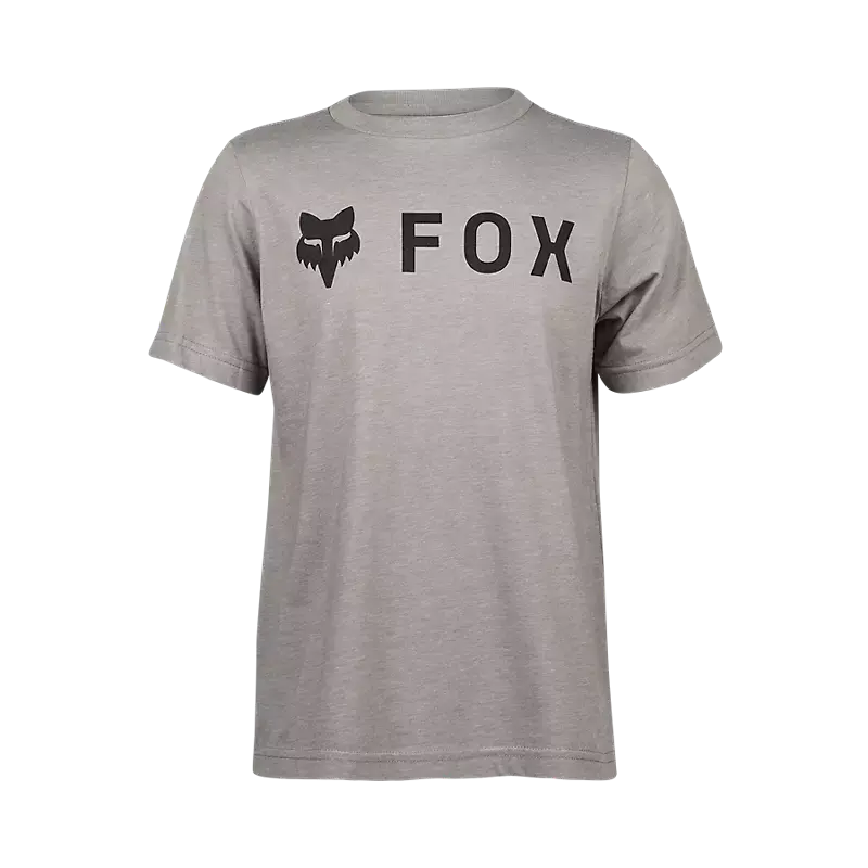 Fox Apparel Heather Graphite / Youth Small Fox Absolute Basic Tee Youth 31818-185-YS 191972841224 Jorgensen Powersports