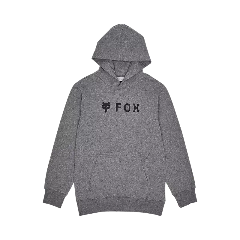 Fox Apparel Heather Graphite / Youth Small Fox Absolute Pullover Hoodie Youth 31800-185-YS 191972840548 Jorgensen Powersports