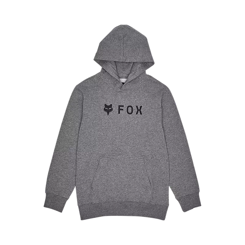 Fox Apparel Heather Graphite / Youth Small Fox Absolute Pullover Hoodie Youth 31800-185-YS 191972840548 Jorgensen Powersports