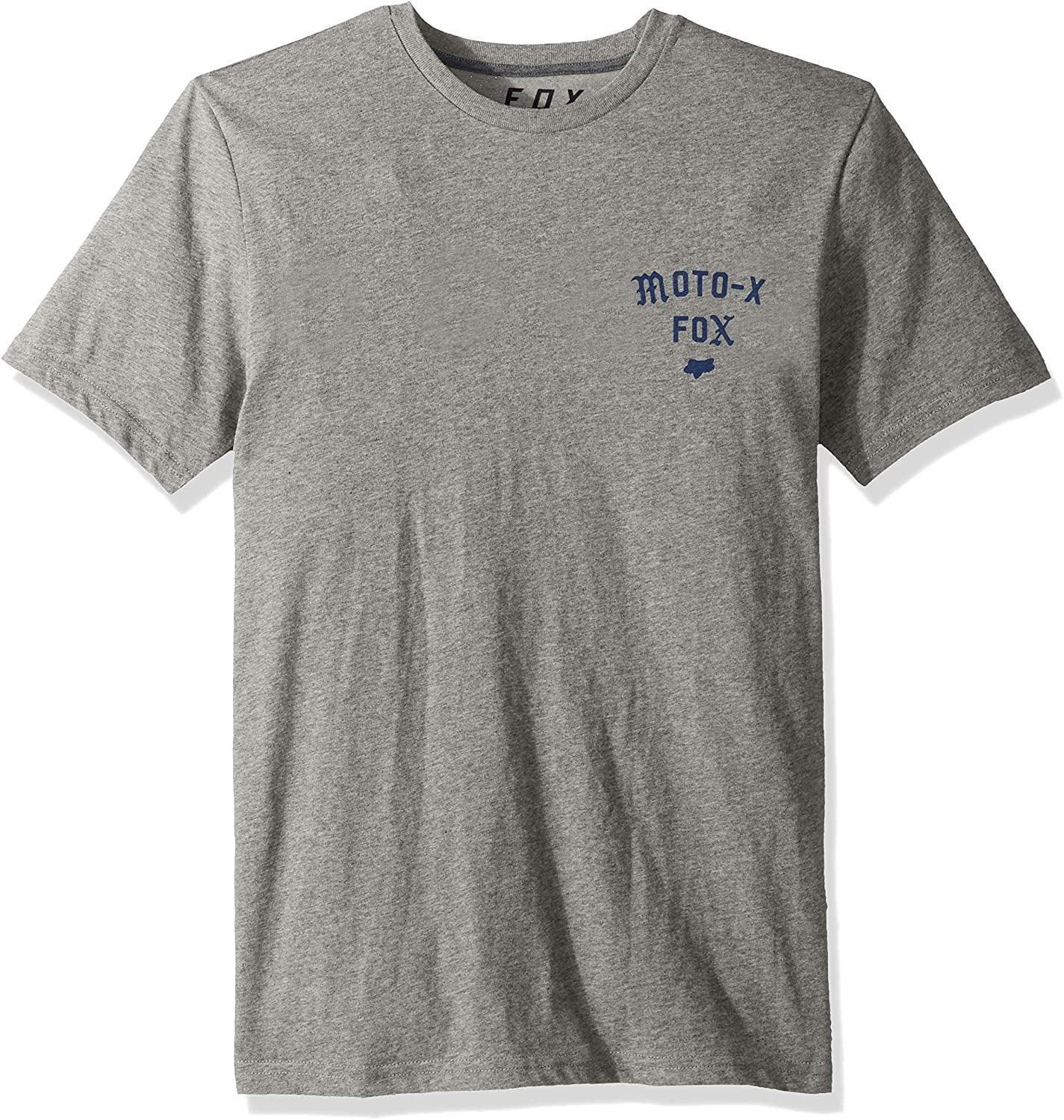 Fox Apparel Heather Graphite1 Fox Out Ahead Short Sleeve Airline Tee 20447-185-M Jorgensen Powersports