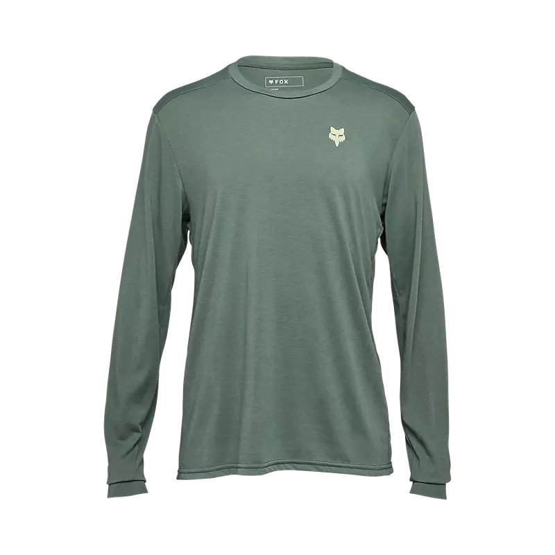 Fox Apparel Hunter Green / Small Fox Ranger Shepherds Drirelease Long Sleeve Jersey 32323-041-S 191972902949 Jorgensen Powersports