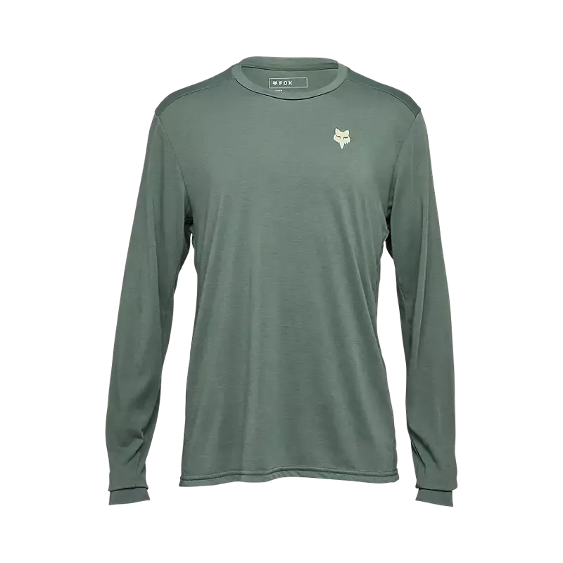 Fox Apparel Hunter Green / Small Fox Ranger Shepherds Drirelease Long Sleeve Jersey 32323-041-S 191972902949 Jorgensen Powersports