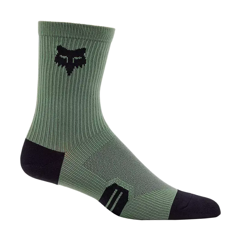 Fox Apparel Hunter Green / XS/S Fox 6" Ranger Socks 31531-041-XS/S 191972902918 Jorgensen Powersports