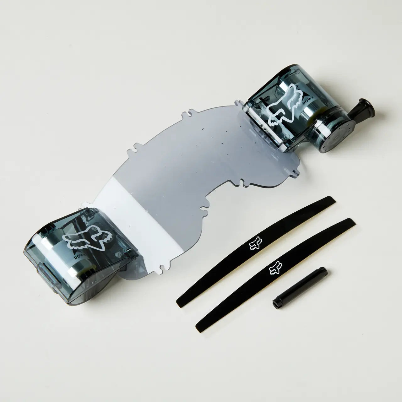 Fox Apparel Light Grey Fox MX20 Airspace/Mainframe 45MM Total Vision System - Lexan 25376-097-OS 191972323218 Jorgensen Powersports