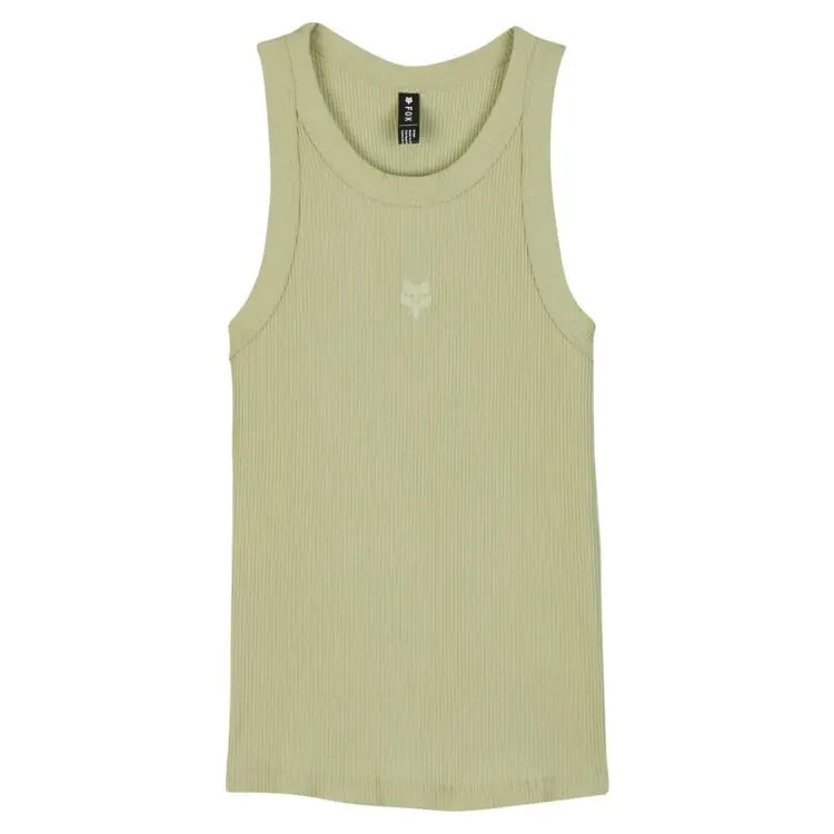 Fox Apparel Medium Fox Wordmark Rib Women's Tank Top 32159-306-M 191972887895 Jorgensen Powersports