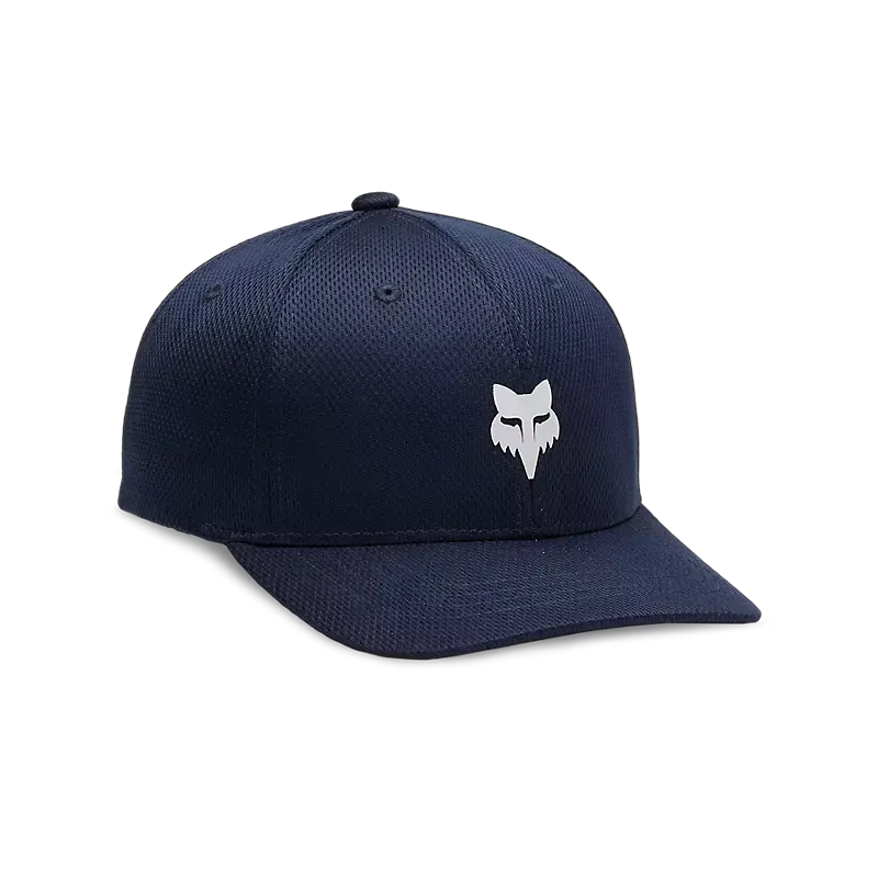 Fox Apparel Midnight Blue Fox Lithotype 110 Snapback Hat Youth 31806-329-OS 191972846717 Jorgensen Powersports