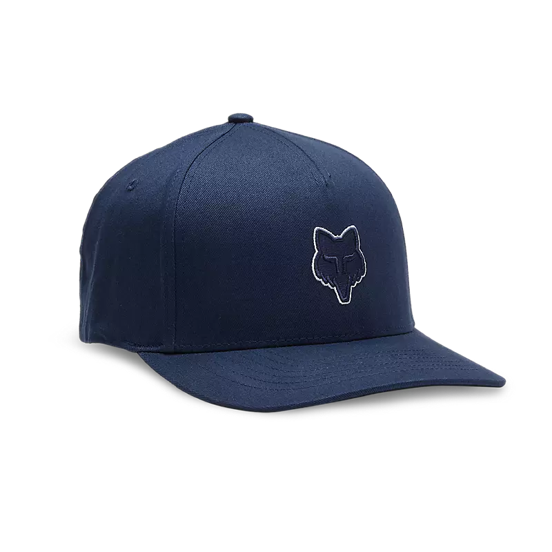 Fox Apparel Midnight Blue / S/M Fox Head Flexfit Hat 31622-329-S/M 191972846670 Jorgensen Powersports