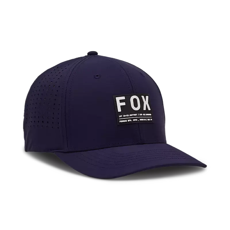Fox Apparel Midnight Blue / S/M Fox Non Stop Tech Flexfit Hat 31624-329-S/M 191972906343 Jorgensen Powersports