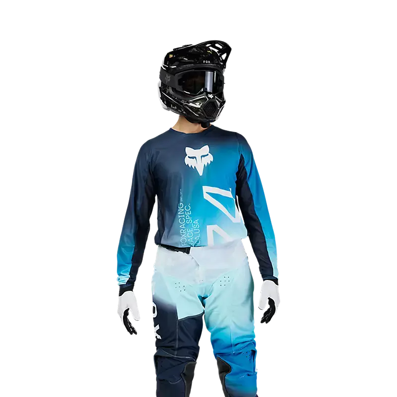 Fox Apparel Midnight / Small Fox Racing 180 Air Haze Motocross Jersey – 2025 MX Ventilated Gear 33536-329 S Jorgensen Powersports