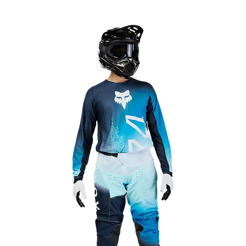 Fox Apparel Midnight / Small Fox Racing 180 Air Haze Motocross Jersey – 2025 MX Ventilated Gear 33536-329 S Jorgensen Powersports