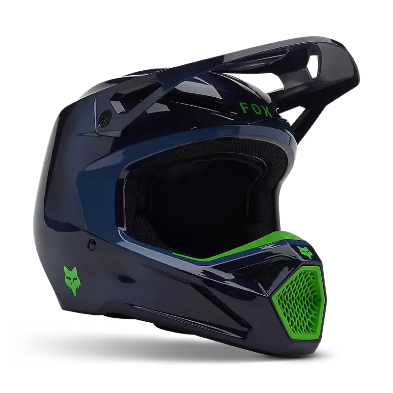 Fox Apparel Navy / X-Small Fox V1 Taunt Helmet 32046-007-XS 191972958182 Jorgensen Powersports