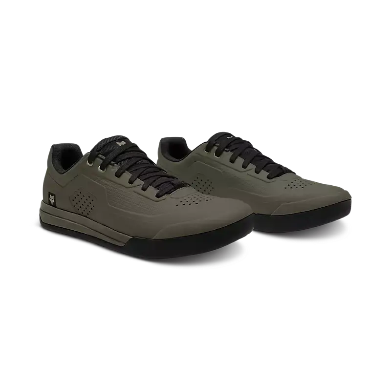 Fox Apparel Olive Green / 37 Fox Union Flat Shoes 29354-099-37 191972854613 Jorgensen Powersports