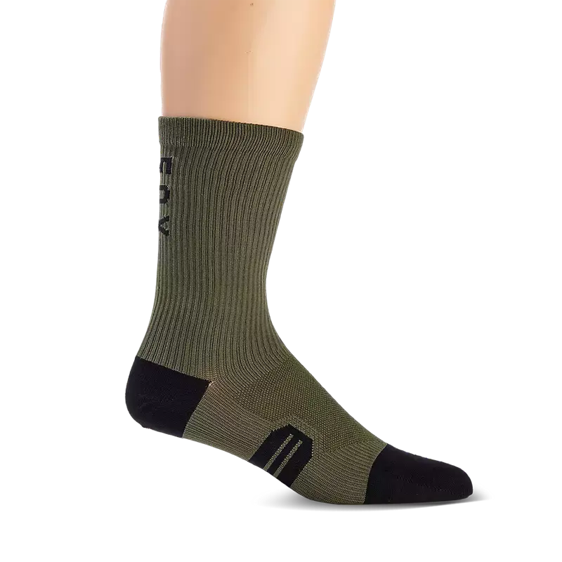 Fox Apparel Olive Green / XS/S Fox 8" Ranger Socks 31530-099-XS/S 191972853258 Jorgensen Powersports
