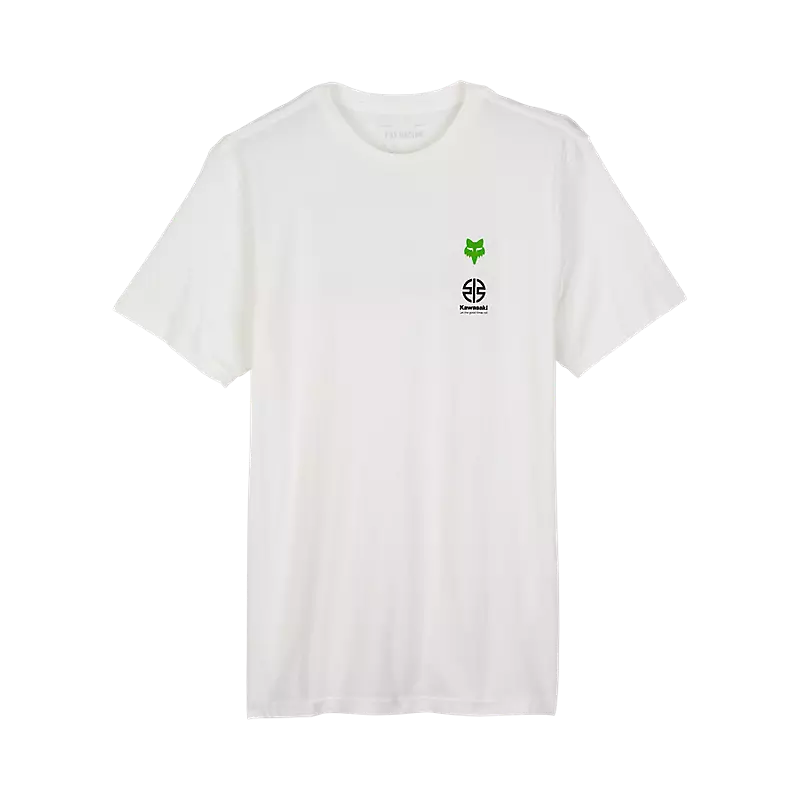 Fox Apparel Optic White / Small Fox X Kawasaki Premium Tee II 32061-190-S 191972907692 Jorgensen Powersports